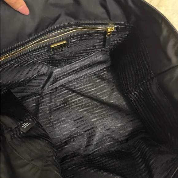 Prada Black Nylon Tote - Picture 4 of 6